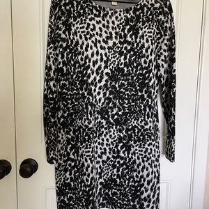 Michael Kors black spotted dress